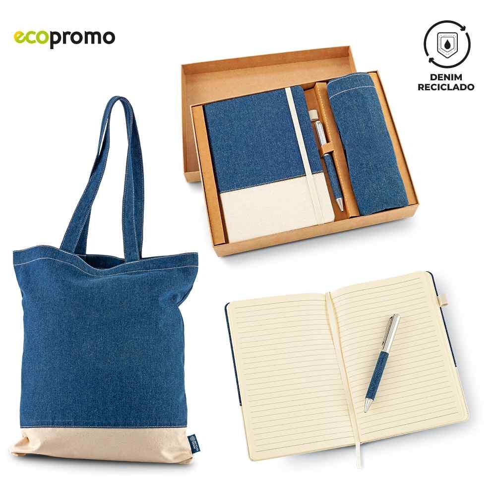 Set Ecologico Demin personalizado con logo