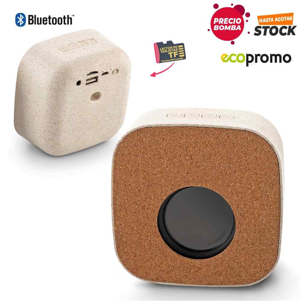 Speaker Bluetooth Eco Cork personalizado con logo