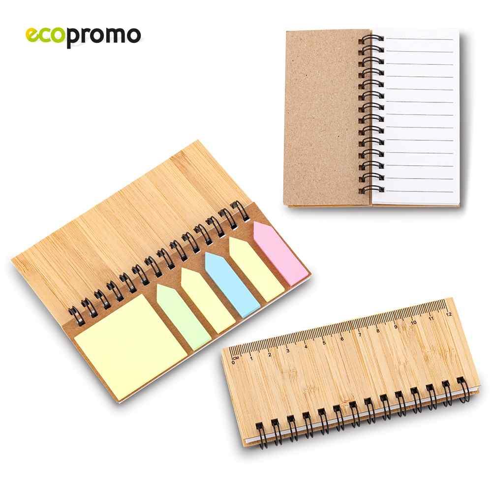 Sticky Set Bamboo Eco personalizado con logo