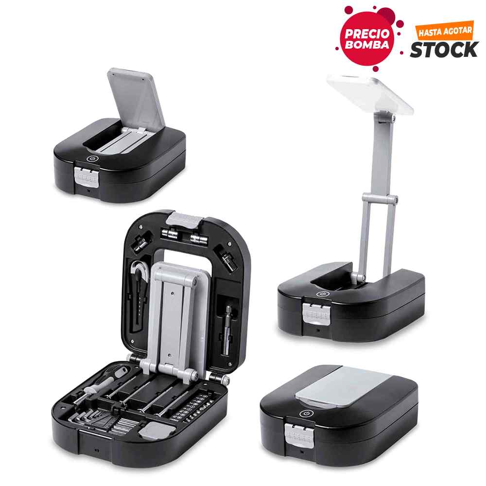 Set de Herramientas Con Lámpara Led